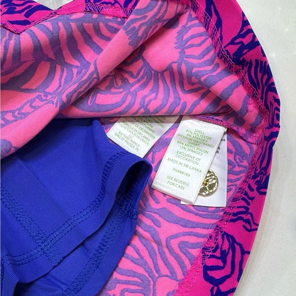 Lilly Pulitzer Pink and Blue Skort - Kimika Skort UPF50+ NEW LPBOX2 - Picture 4 of 5